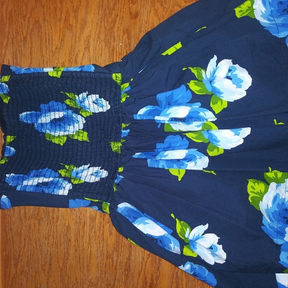 GILLY HICKS STRAPLESS FLORAL MINI DRESS - Picture 8 of 8